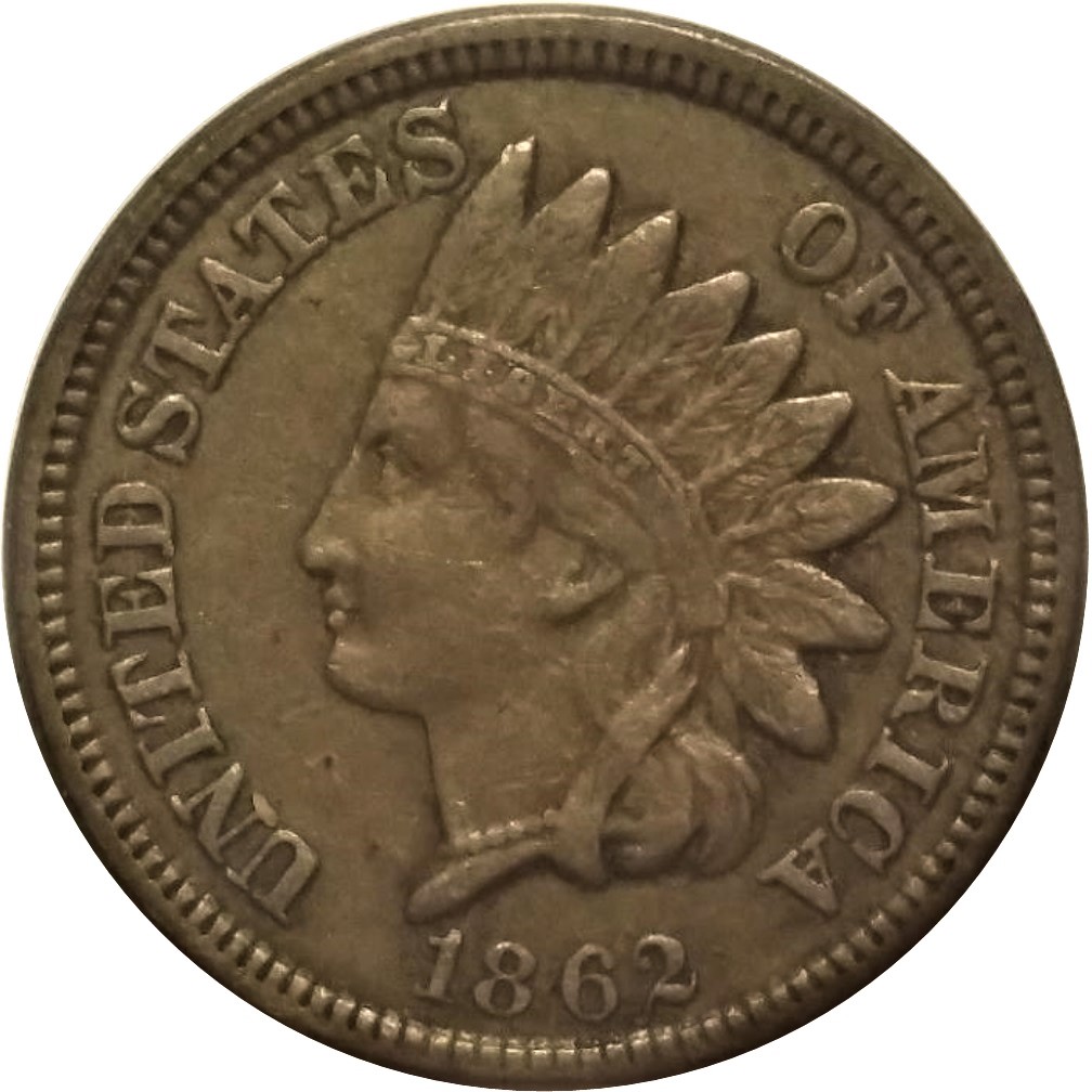 1862-Indian-Head-Cent-#3